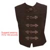 Men Medieval Cosplay Vest Medieval Costume Accessories, Medieval Cosplay Vest with Adjustable Buckles and Drawstring