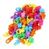 100Pcs Acrylic Pacifier Birthday Party Decoration Baby Baptism Soothing Mini Color Toys
