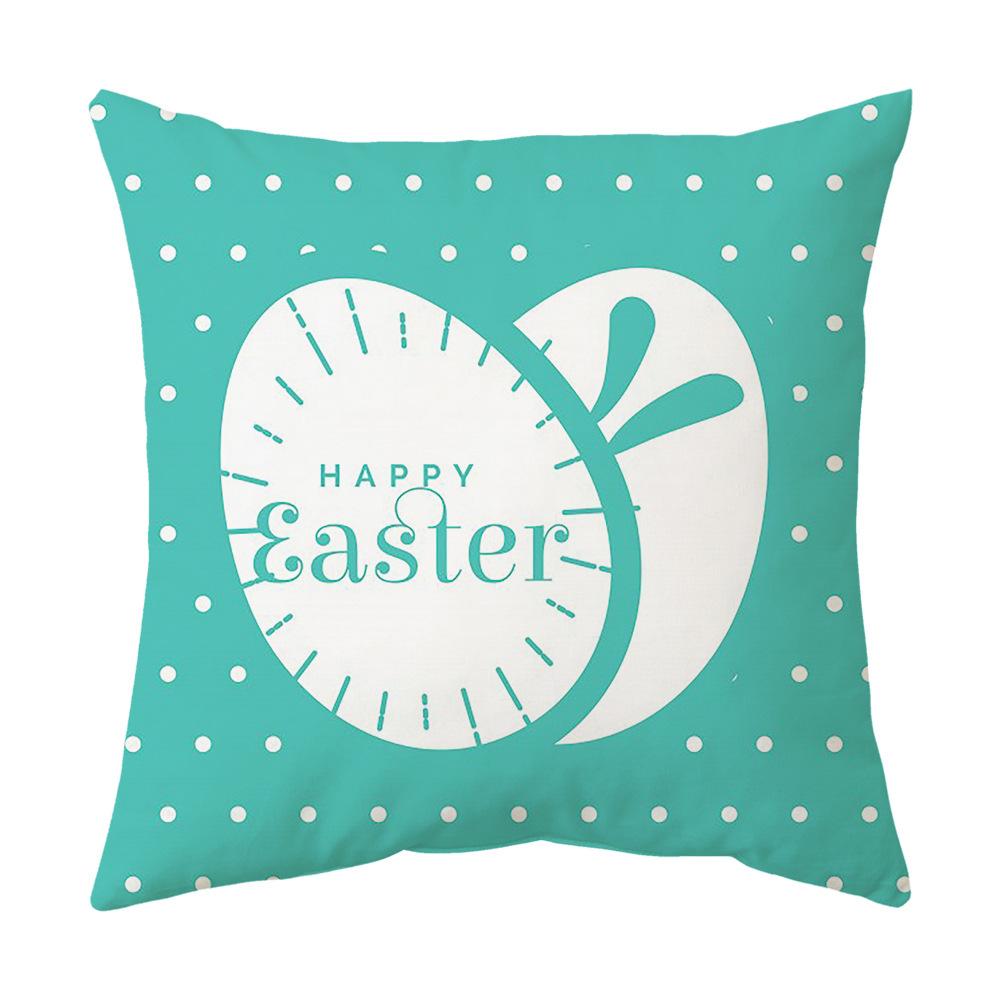 Easter Pillow Cover Cartoon Sofa Cushion Cover Office Waist Cushion Cover