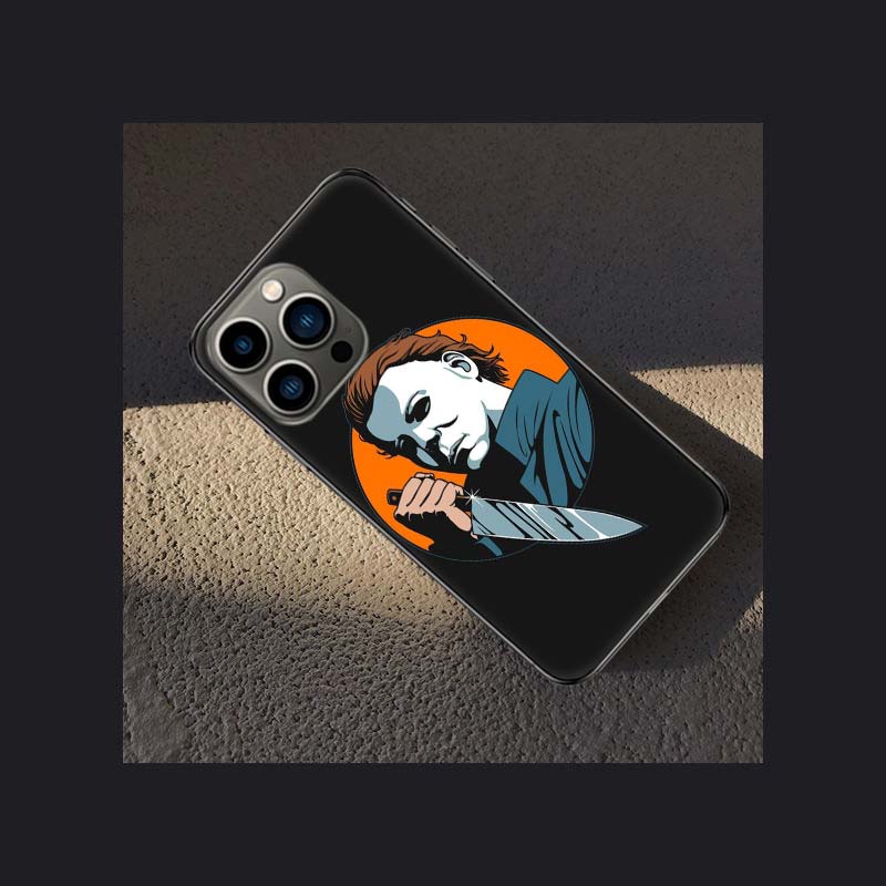 Halloween The Curse Of Michael Myers Horror Movie Phone Case For Apple Iphone 16 15 Plus Soft 13 12 Mini Cover 11 14 Pro Max Cap