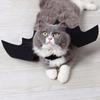 Pet Halloween Bat Wings Costume, Funny Cosplay Outfit for Dogs Cats Puppy Kittens, Black Felt Wings Pet Holiday Party Clothes