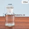 Brown Wide-Mouth 500ml Reagent Bottle with Ground-Glass Stopper