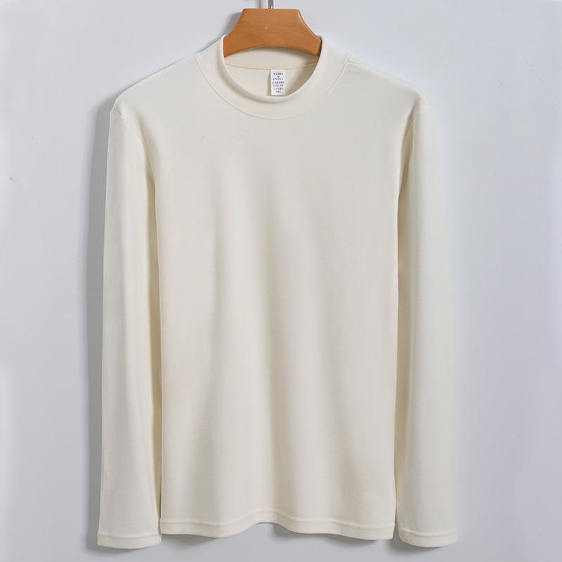 Devlrite Thermal Underwear Men's Half Turtleneck Base Shirt Men's Cashmere Protein T-shirt Thermal Top