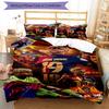 Lamine Yamal Football Graphic Bedding Set,Cozy Bed Linen for Teen Boys Bedroom Decoration,Perfect Birthday Gift,Washable Duvet Cover with Pillowcases,