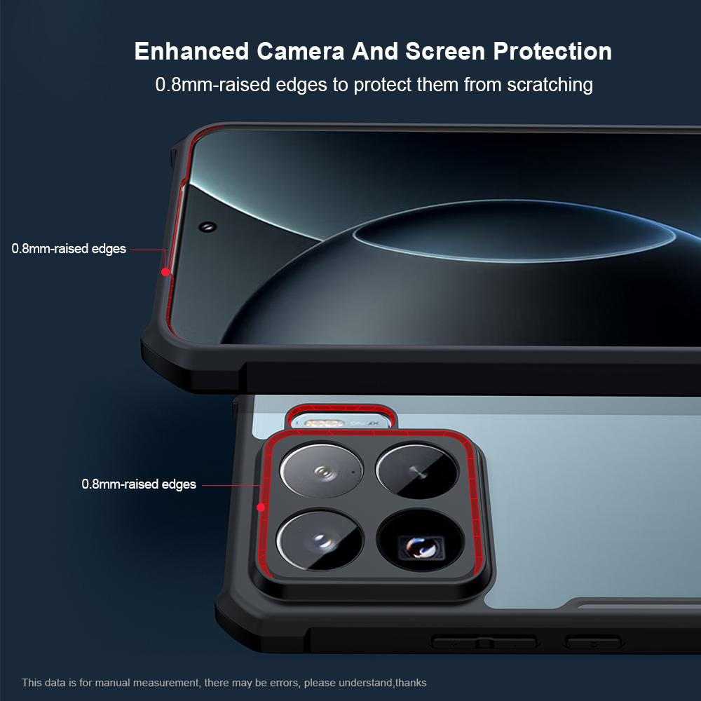 XUNDD For Xiaomi 15S Pro Case Dropproof TPU+Acrylic Clear Back Phone Cover