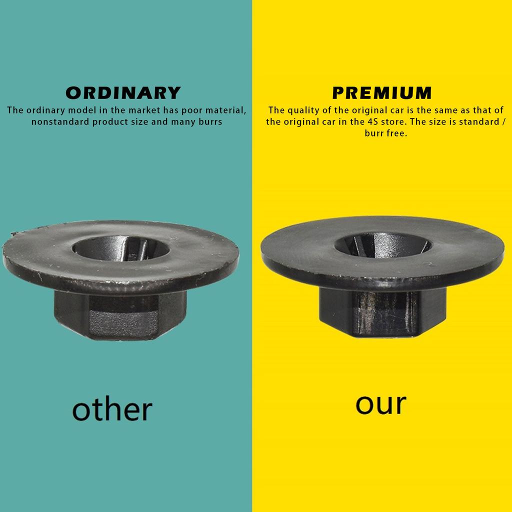 10X Fender Panel Lining Fixed Clip Nut For KIA K5 Borrego Sorento Forte IX35 Sportage K2 Hyundai Sante Fe Tucson Mudguard