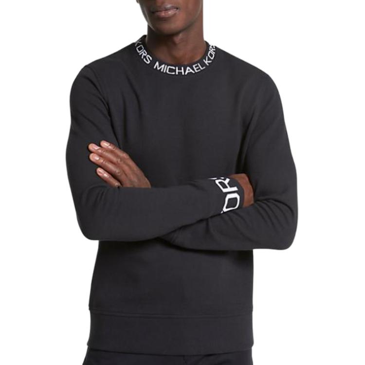 Michael Kors Ss23 Letter Logo Print Crewneck Sweatshirt Men Sweatshirt OU150595MF-001