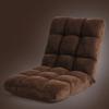 Foldable Floor Sofa Chair, Lazy Bag Bed for Living Room, Portable Lounger with Removable Cover, Easy Storage Ottoman for Bedroom