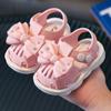 New Closed-Toe Summer Sandals for Girls, Non-Slip Soft Sole, Suitable for Home and Outdoor, Ages 1-3