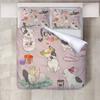 French Bulldog Duvet Cover Set Cute Animal Modern Decorative 3 Piece Bedding Set With 2 Pillowcase Dog Pattern Comforter Covers
