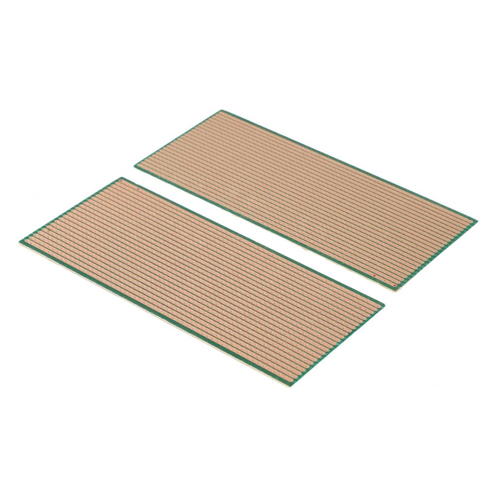 Premium Strip Uncut PCB Platine Single Side Circuit Perf Board Pack of 2