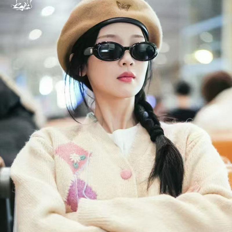 TR90 Material Cool Sunglasses Oval Shape Women Sun Glasses Fashion Travelling Fishing High Quality