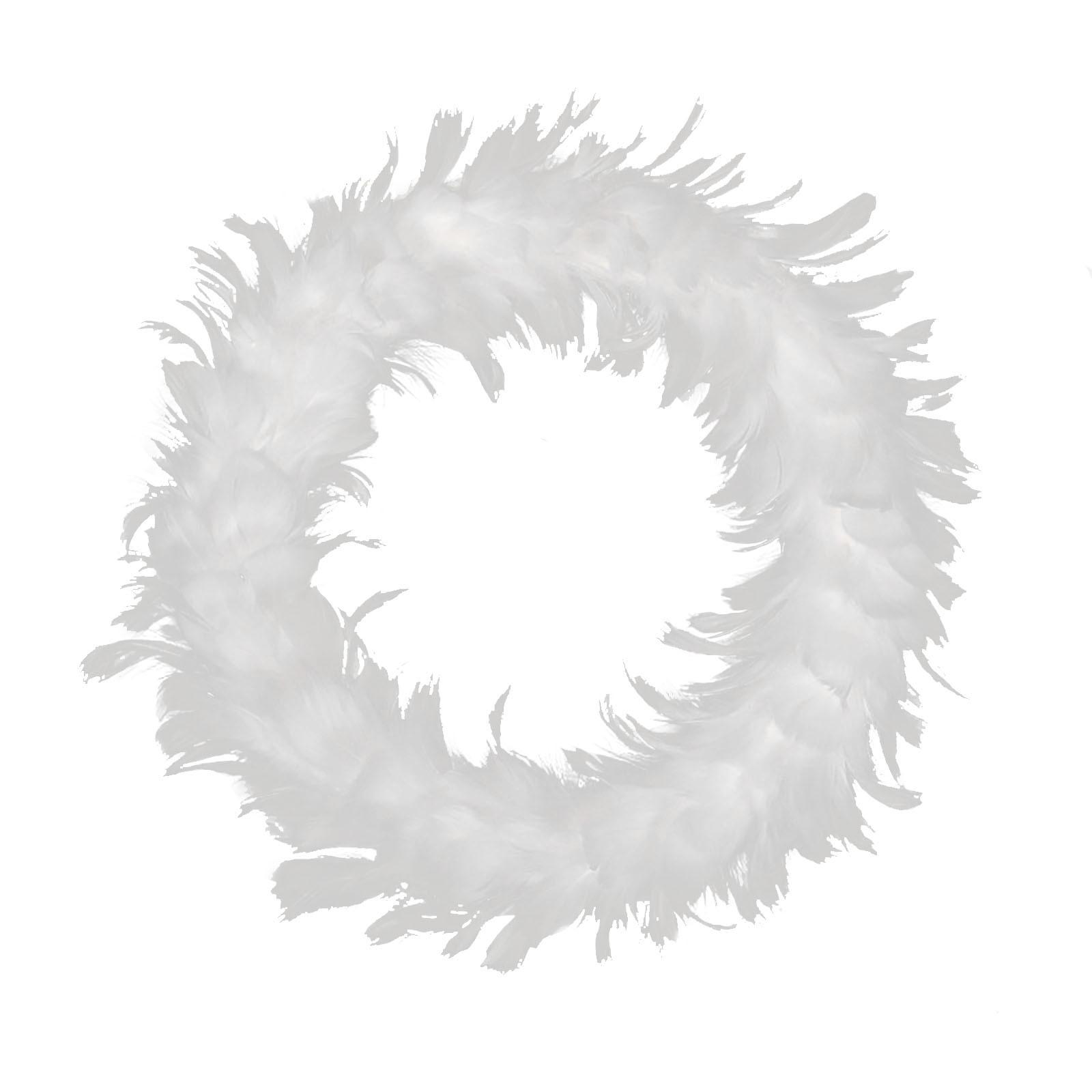 

Рождественские белые перья, украшения для входной двери, вечеринка, атмосфера, украшение, венок One Size