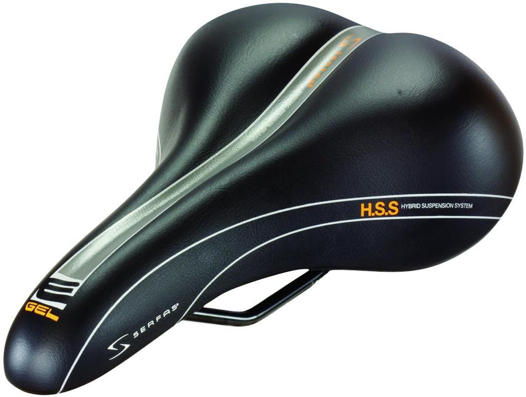 SERFAS Egel Black Saddle, 267x165mm,