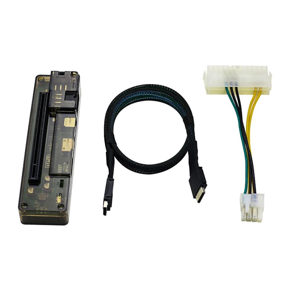 EXP GDC OCuLink GPU Dock PCIe 4.0 X4 Док-станция для GPU Внешняя док-станция для ноутбука База для внешней дискретной видеокарты