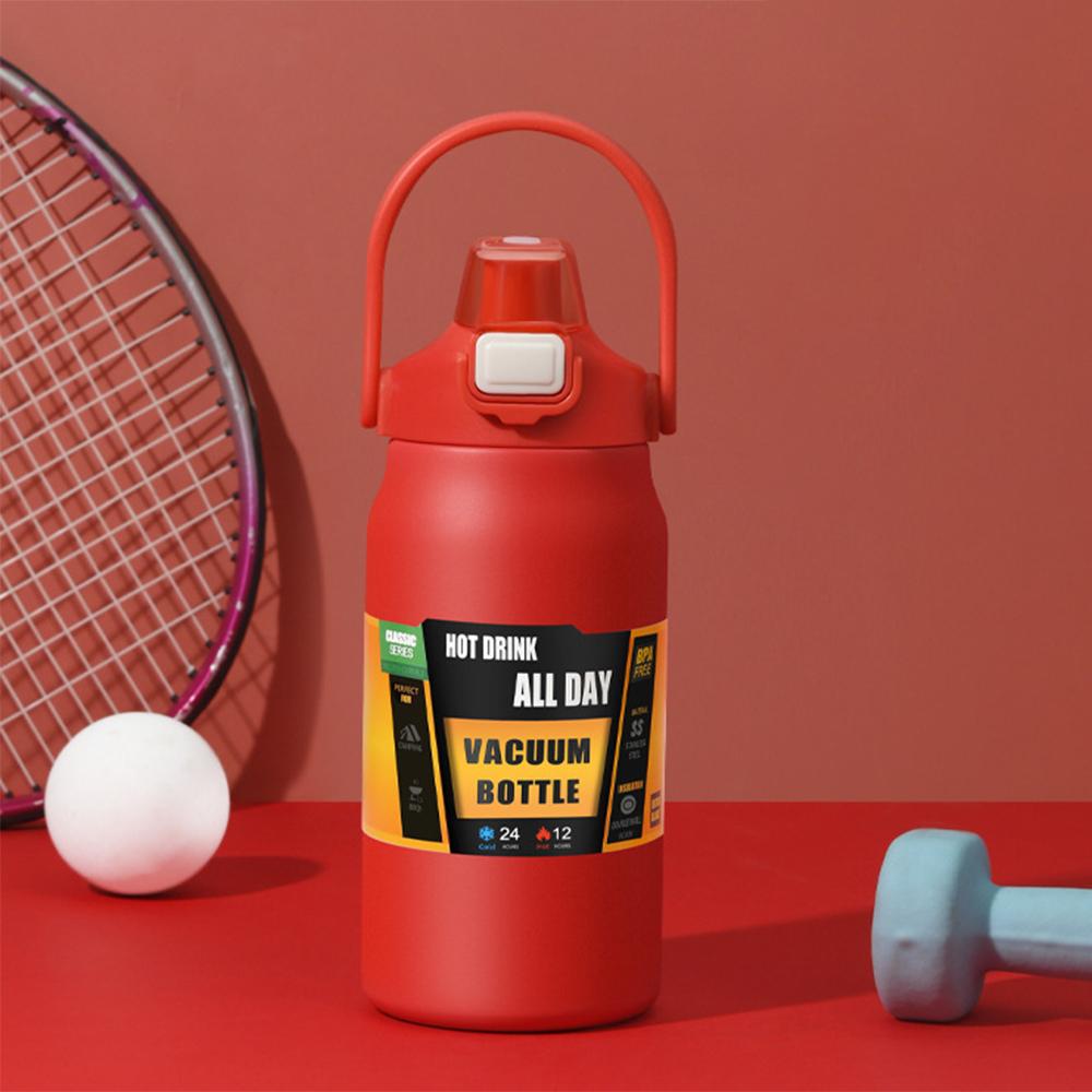 304 stainless steel vacuum bottle, Double-layer insulated kettle, Outdoor portable sports kettle, Large capacity space kettle