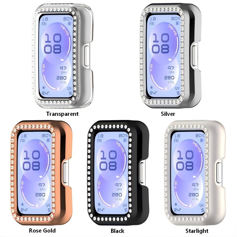 Bling PC Hollow Case Cover for Huawei Band11/11Pro Smart Watch Diamond Crystal Bumper Shell for Huawei Band11Pro NFC Accessorie