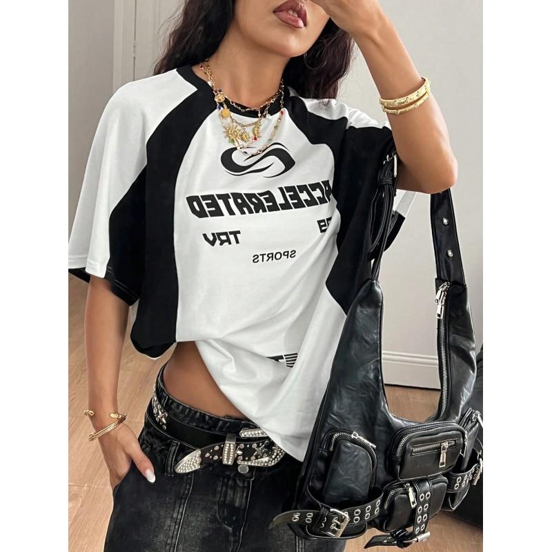 Mens Womens Casual Retro American Style T-Shirt Digital Print Slim Fit Short Sleeve Crew Neck Tee