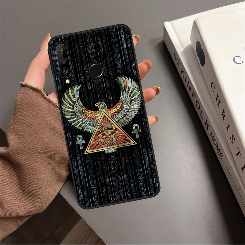 Egyptian Eye Of Horus For Huawei P20 P40 Lite P60 P30 Pro Nova 5T 9 10 SE 12s 12i 11i Y90 Y70 Y60 Y61 Y91 Y72 Case