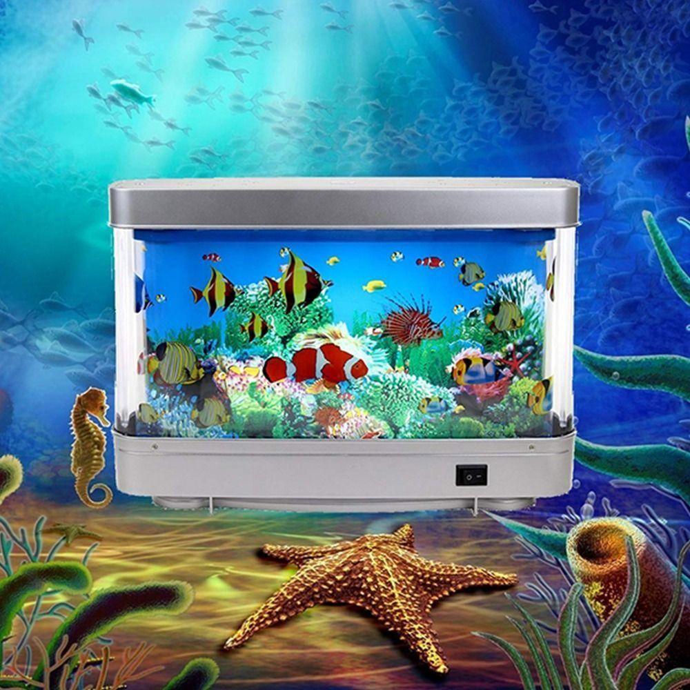 With Switch Simulation Ornamental Fish Lamp Waterproof Virtual Ocean Dynamic Artificial Fish Tank Lamp Cute Plastic