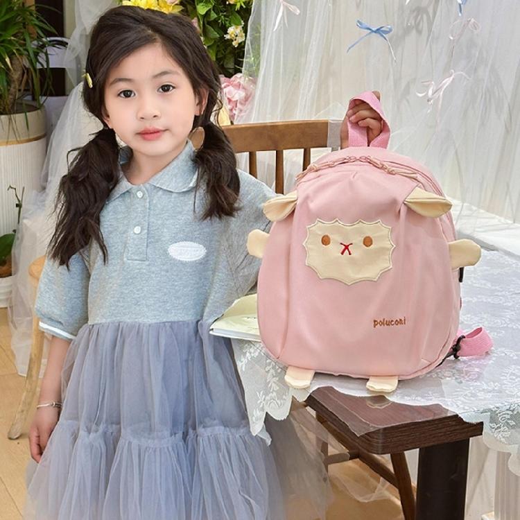 Child Crossbody Bag Cute Cartoon Sheep Backpack Lovely Backpack Kid School Bag
