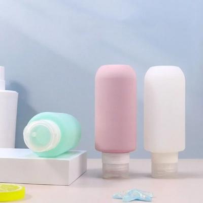200ml Μπουκάλι Σιλικόνης Επαναγεμιζόμενο Μπουκάλι Λοσιόν Αφρόλουτρο Σαμπουάν Δοχείο Άδειο Μπουκάλι Φορητά Αξεσουάρ Ταξιδιού Χονδρική