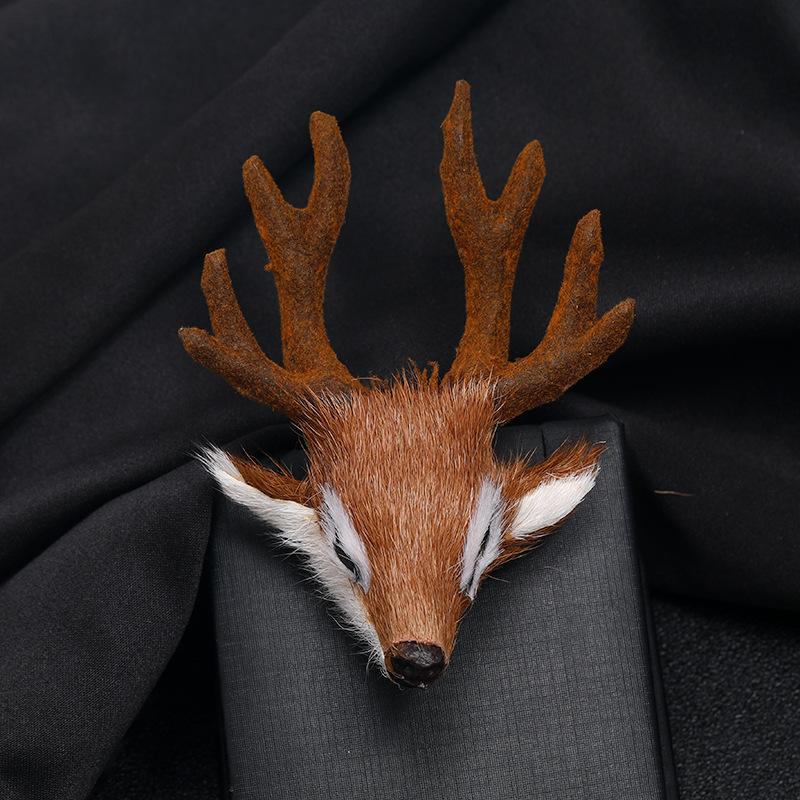 

Винтажная брошь в виде рога лося ручной работы для мужчин и женщин, нишевая, милая, с темпераментом, корсаж, булавка для свитера, украшение