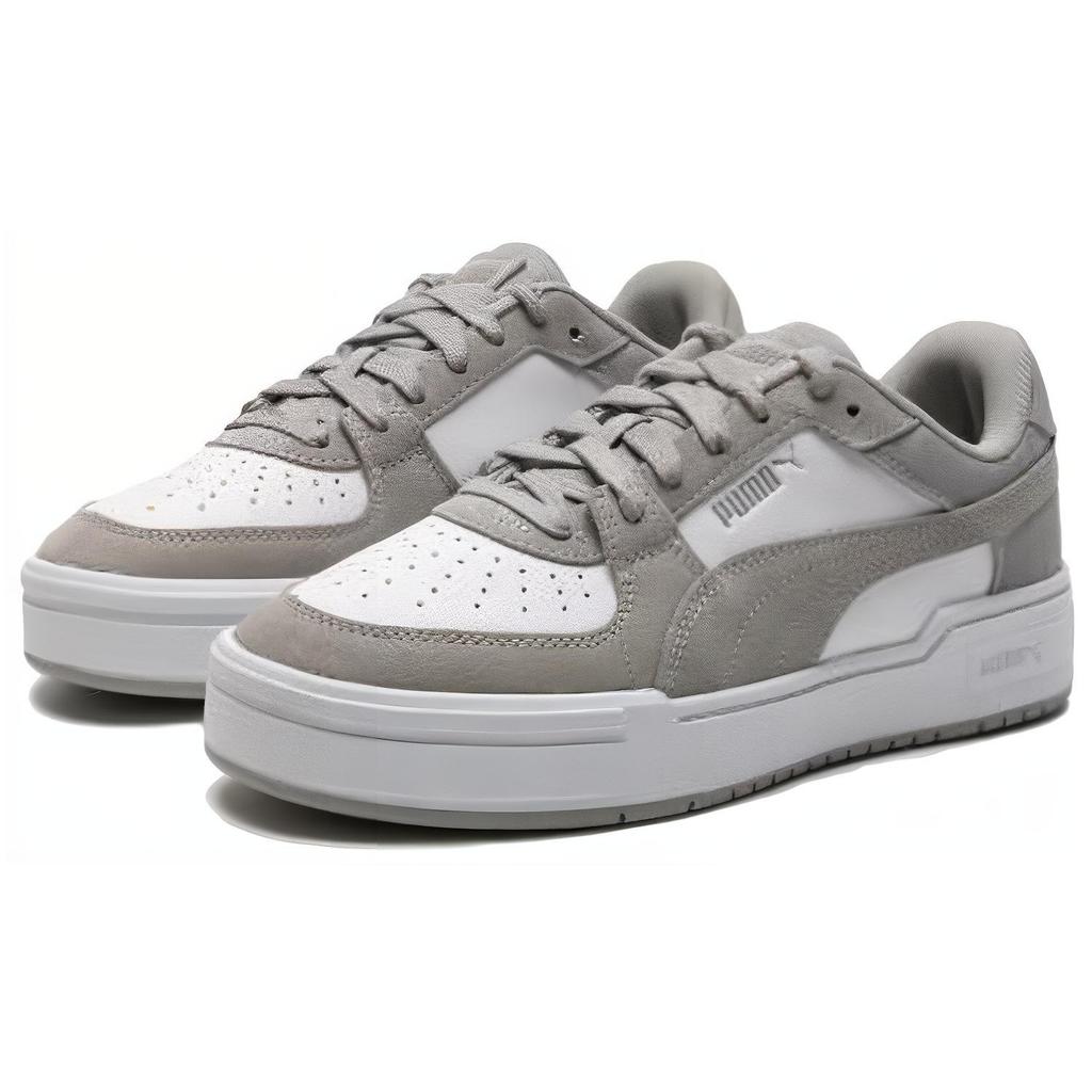 New PUMA Ca Pro Quilt 'White Smokey Grey' 393277-01