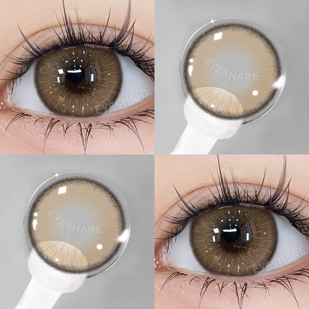 Eyeshare Contact Lenses For Eyes Doll Eye Bubble Soft Contact Lens Case Makeup Yearly Contacts