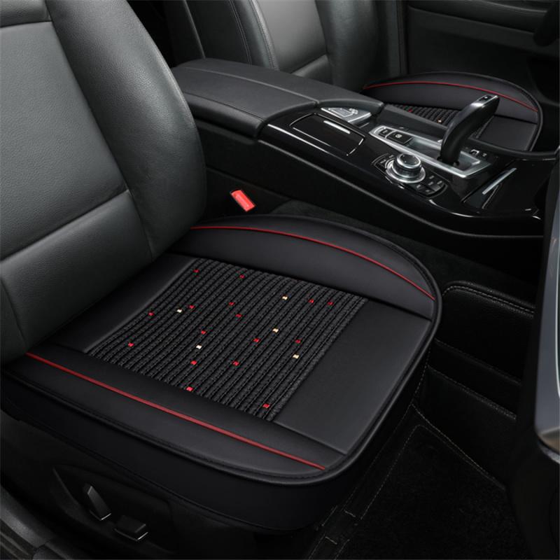 

New Universal Flax Car Seat Cushion Cover 3D Full Surrounded For Four Seasons