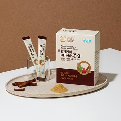Blutzuckerpflege Banaba Red Ginseng (30 Päckchen, 1 Monatsvorrat)
