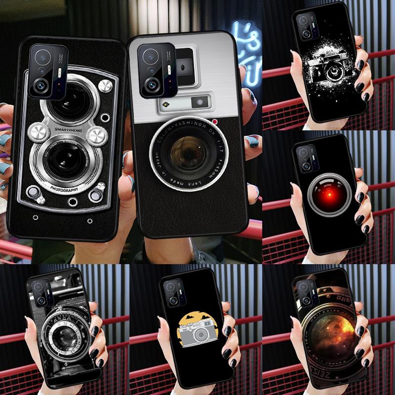 Classic Camera Lens Case For Xiaomi 13 14 Ultra 11T 12T 13T 14T Pro POCO X7 Pro X3 X5 X6 F3 F5 F6 M6 Pro Cover