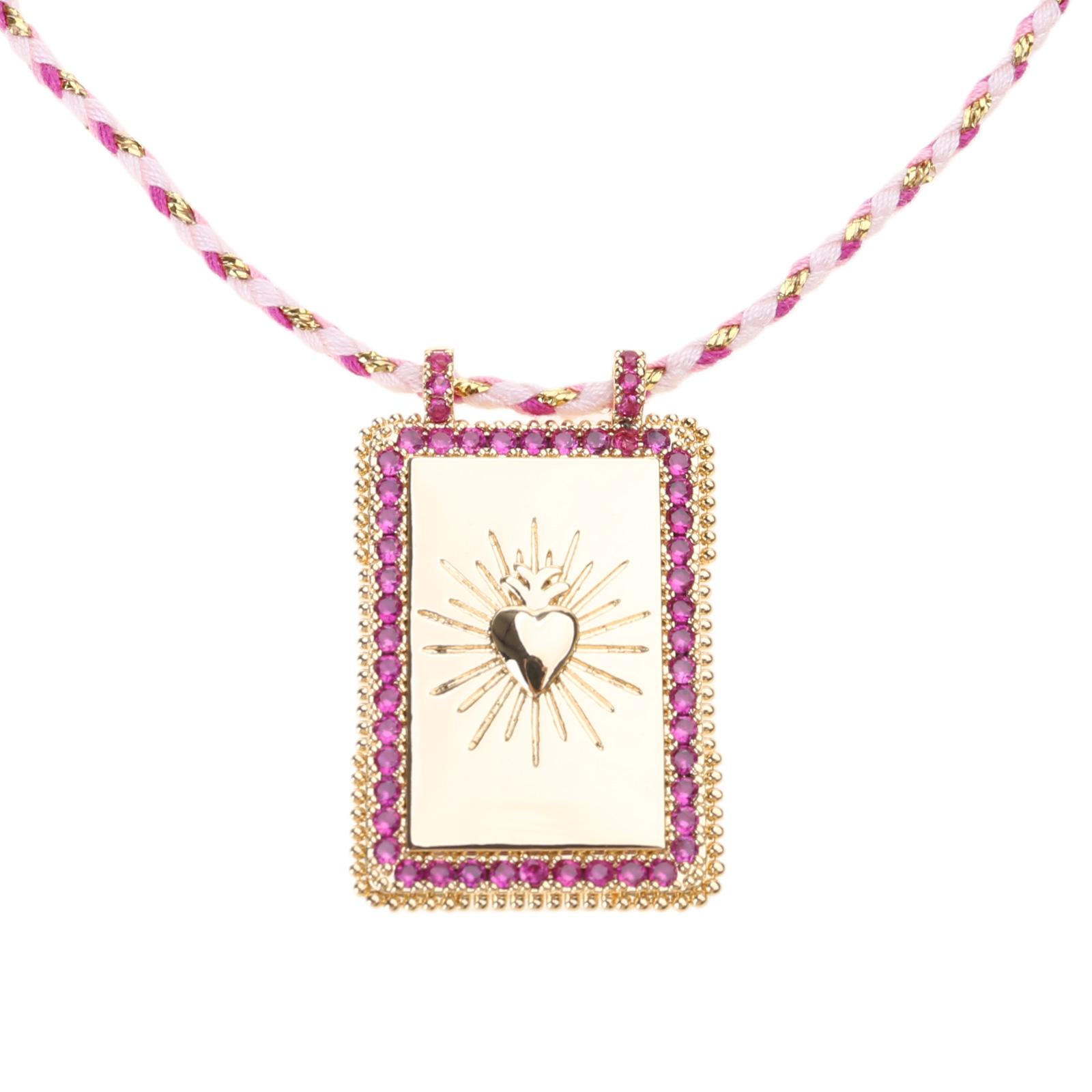 

Trendy Tarot Card Themed Necklace Chic Tarot Card Emblem Necklace Unique Neck Jewelry for Date Night Accessorizing 6