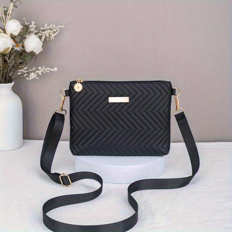 

Ladies, Wave Pattern, Lg Wallet, Multiple Card Slots, Handbag, Women s Bag чорний