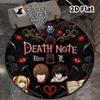 Death Note Round Area Rug Carpet Rug For Living Room Bedroom Sofa Playroom Decor Nonslip Floor Mat
