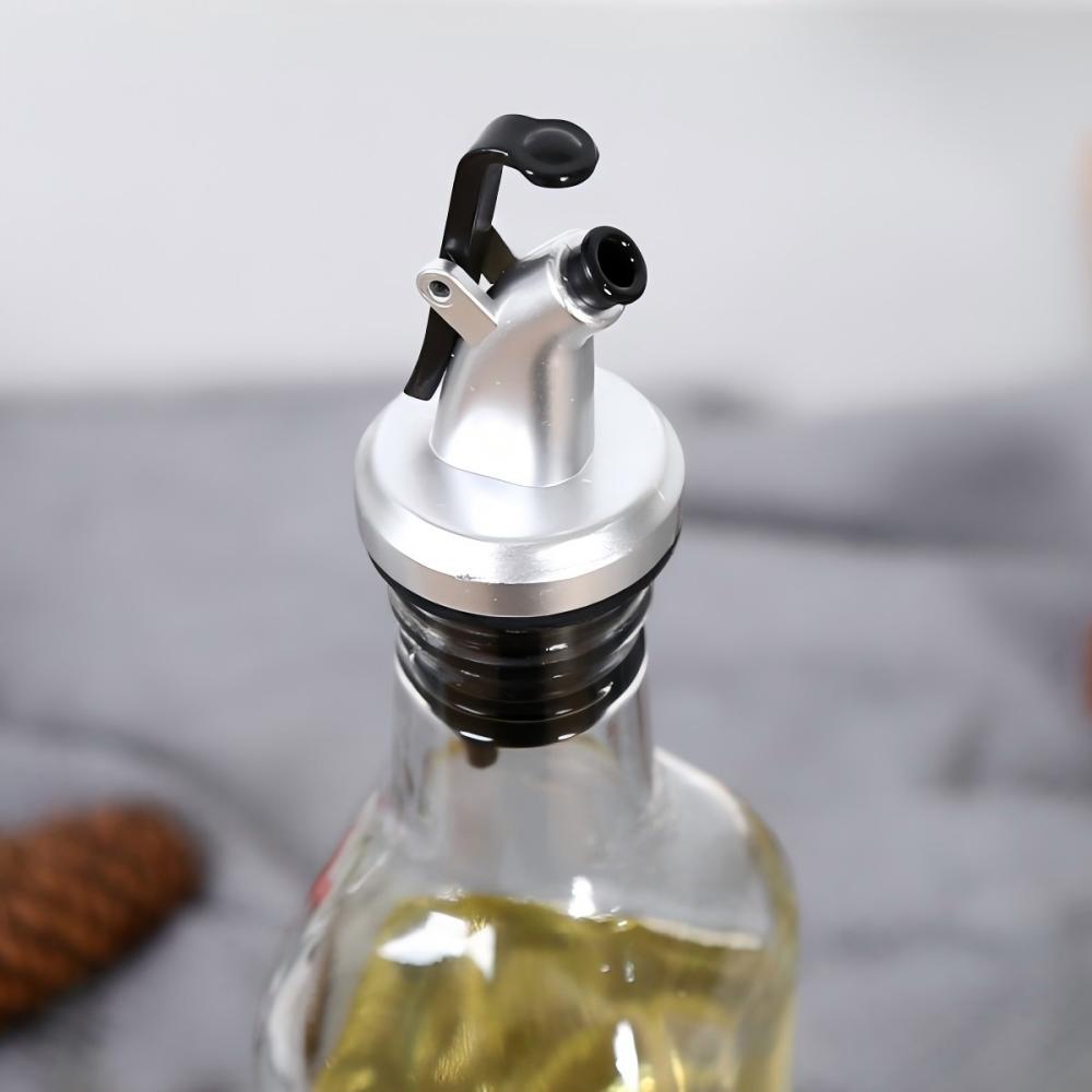 5PCS Wine Bottle Stopper Olive Oil Pourer Dispenser Bar Barware Spout Pourer Leakproof Silicone Plug Nozzle Sprayer Kitchen Tool