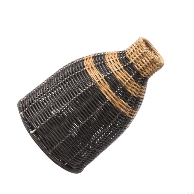 62KD Artistic Weave Pattern Vases for Dry Flower Arrangements Home Office Decoration