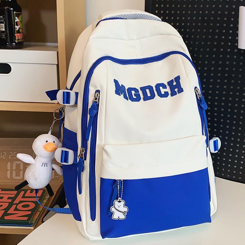 School Bag Children Primary School Girls Burgundy Junior High School Backpack Middle School Student College Student Backpack