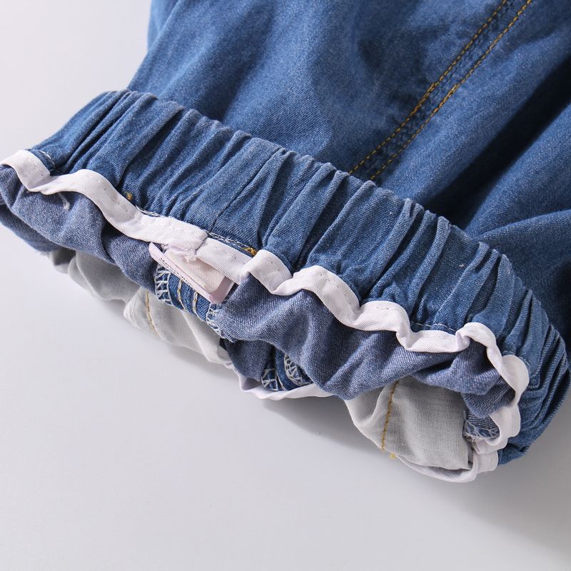 Boys' Denim Mosquito Proof Pants, Summer Children's Denim Pants Loose Baby Jeans