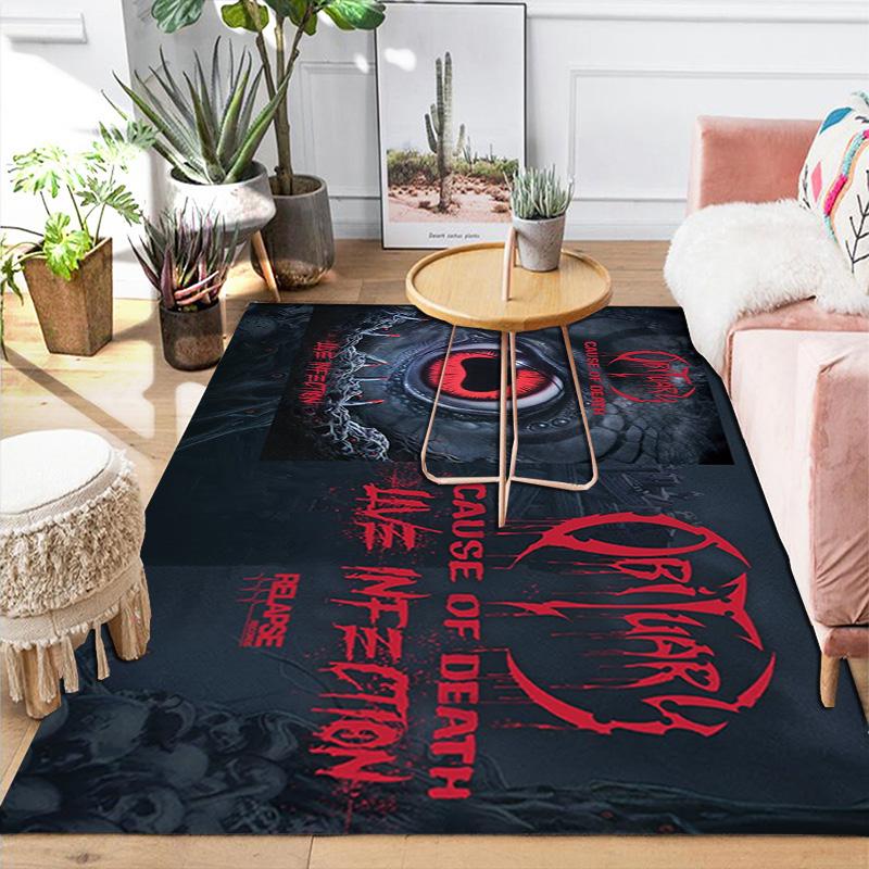 Obituary Rug Floor Mat for Living Room or Bedroom Soft and Comfortable Carpet a Gift for Birthday and Holiday.MFF0918070
