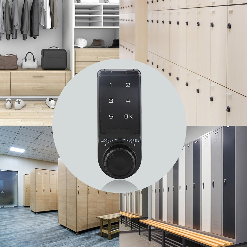 Touch Keypad Password Key Access Lock Digital Electronic Security Cabinet Coded Locker L=20mm