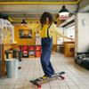 GREENBUTTER Fluffy Short Muffler (Yellow)