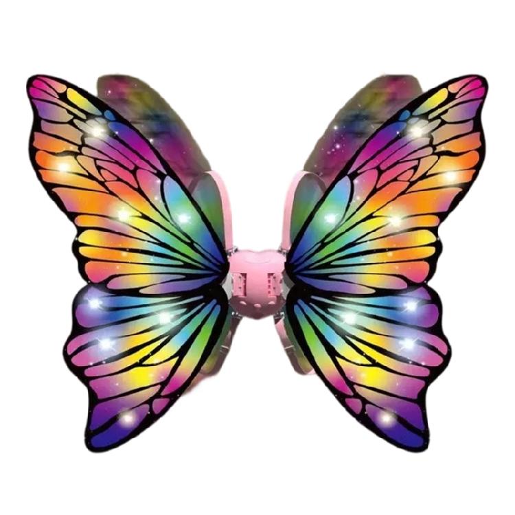 

Kid Electric Butterfly Wing Built in Light and Sound Illuminated LED Butterfly Wing with Music for Birthday Halloween