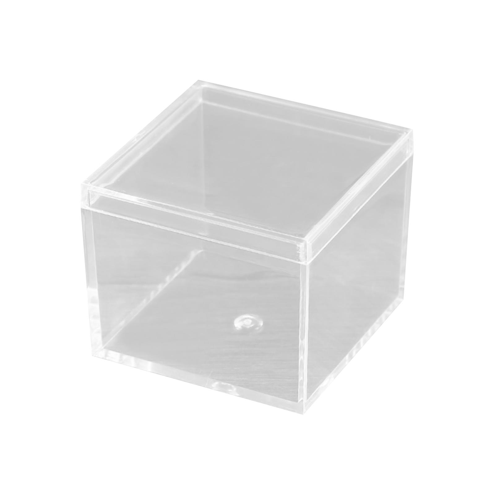Transparent Box Plastic Acrylic Square Box Earth Cover Candy Box Handmade Display Packaging Box One Size 790₽