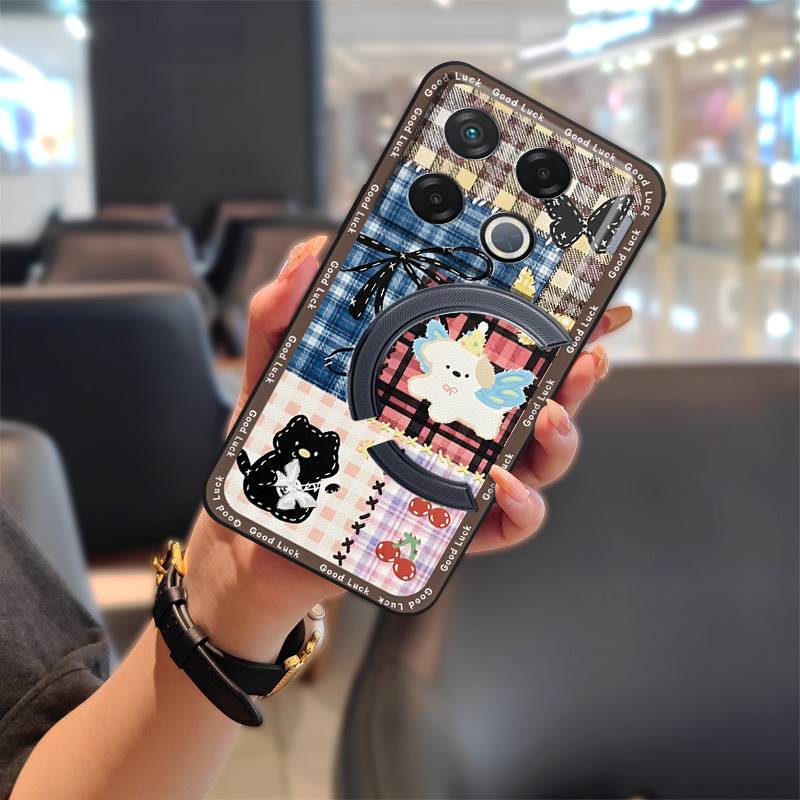 Phone Pouch Shockproof Phone Case For Infinix GT 20 Pro/X6871 Fashion Design Full Wrap Cute Silicone Graffiti Durable