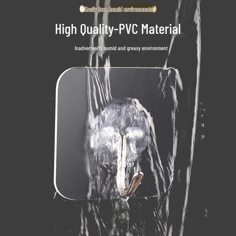 20-Pack Traceless Heavy-Duty Adhesive Hooks