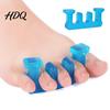 Corrective Pads for Misaligned Toes 1 Pair 3 Hole Toe Separator Bunions Orthopedic Gel Spacer Soft Alignment Tool Overlapping Toes Silicone