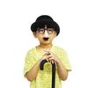 Funny Glasses Cosplay Halloween Costumes Accessory  Big Nose Glasses with Eyebrows Mustache Glasses Christmas Gifts