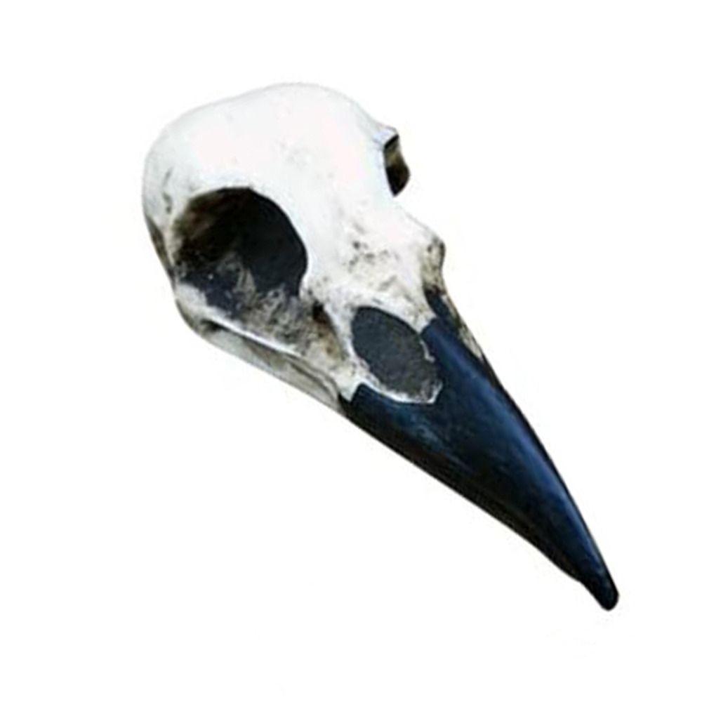 Bird Skull Punk Headwear Skull Hair Clips Animal Skull Hairpins Crow Head Women Duckbill Clips