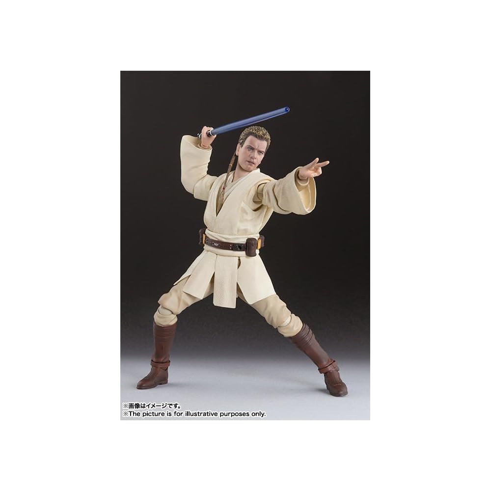 TAMASHII NATIONS S.H.Figuarts STAR WARS: The Phantom Menace Obi-Wan Kenobi (Episode I) (Rerelease) Approximately 155mm PVC & ABS Painted Movable Figur